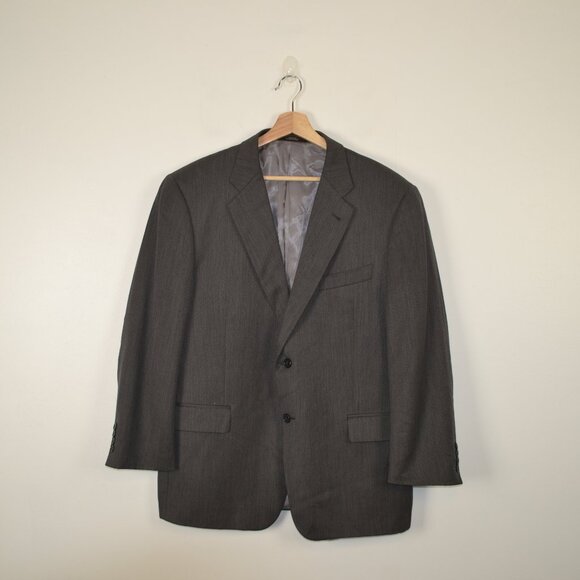 Joseph Abboud Wool Men 44S Sport Blazer Jacket 2 Button 3 Pocket Business Casual - Picture 1 of 8